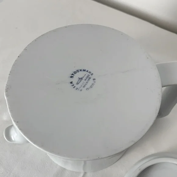 Pieter Stockmans Studio White Porcelain Hand Made Teapot Contemporary Design